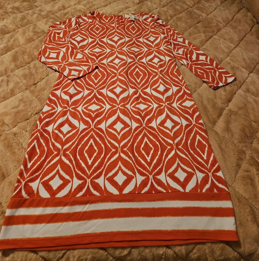 Orange Michael Kors dress